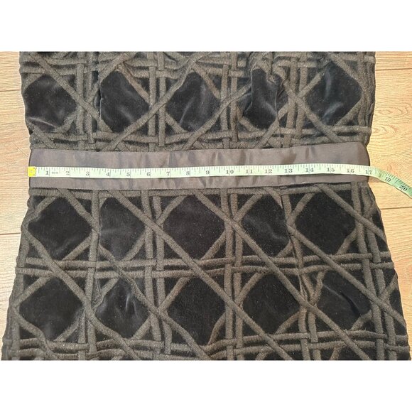 Vineyard Vines Velvet Strapless Lattice Embroidered Carolyn Dress 16 - Picture 8 of 11